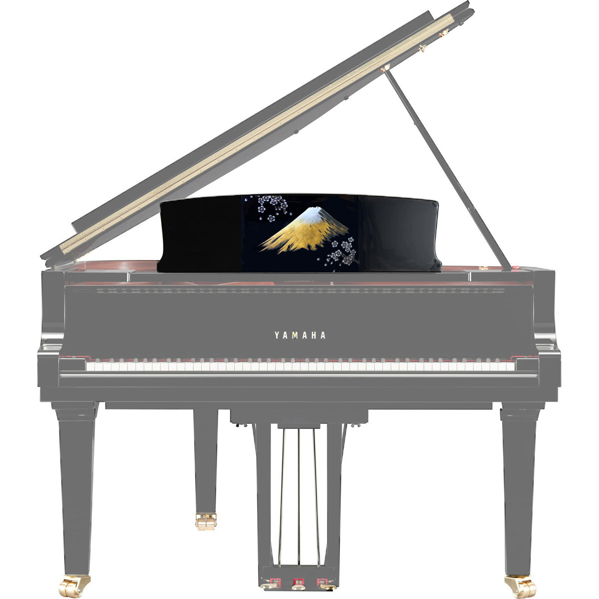 沈金「金富士」(グランドピアノ譜面台)制作費