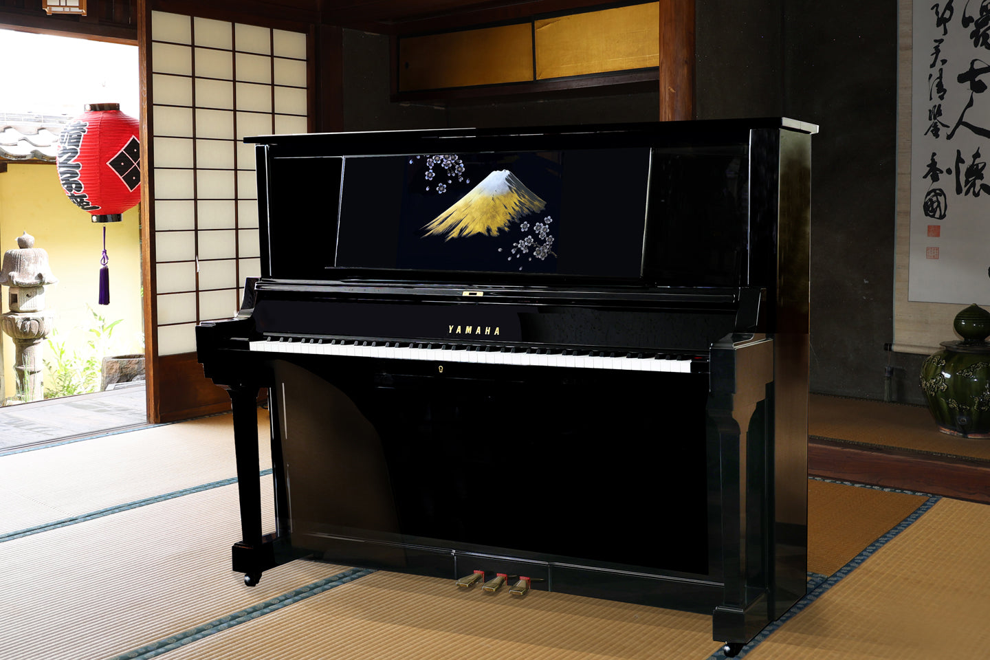 沈金「金富士」(アップライトピアノ上前板)制作費