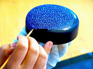 彩輝光蒔絵スプーン「オーダーメイドデザイン」（ピアノ端材）