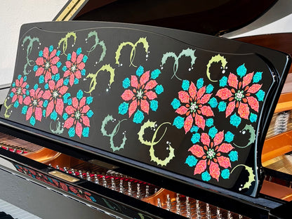 彩輝光蒔絵「冬の笑美」（グランドピアノ譜面台）制作費