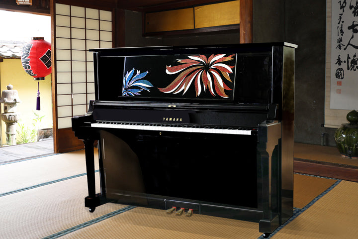 彩輝光蒔絵「華美」（アップライトピアノ上前板）制作費