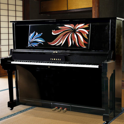 彩輝光蒔絵「華美」（アップライトピアノ上前板）制作費