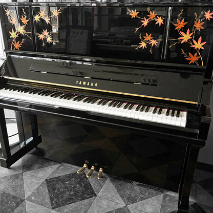 彩輝光蒔絵「音紅葉」（アップライトピアノ上前板）制作費