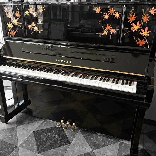 彩輝光蒔絵「音紅葉」（アップライトピアノ上前板）制作費