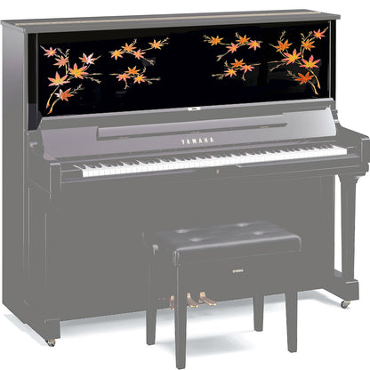 彩輝光蒔絵「音紅葉」（アップライトピアノ上前板）制作費