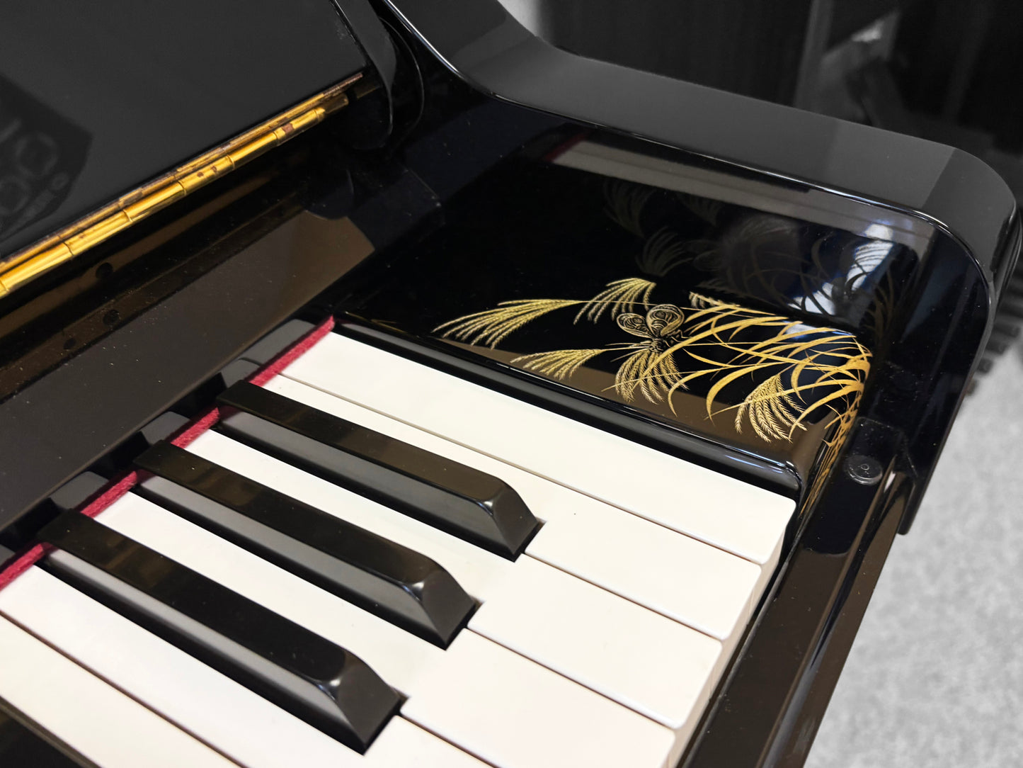 沈金「芒（すすき）に月」（ピアノ拍子木）制作費