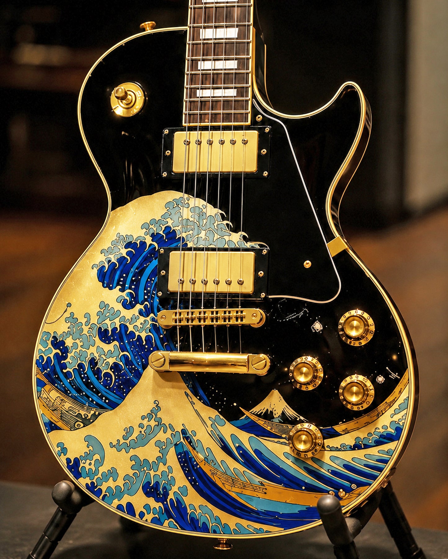 Production Cost – Chinkin Guitar “The Great Wave off Kanagawa” Model