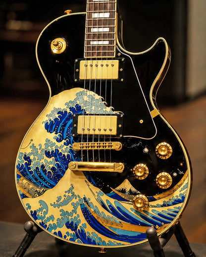 Production Cost – Chinkin Guitar “The Great Wave off Kanagawa” Model
