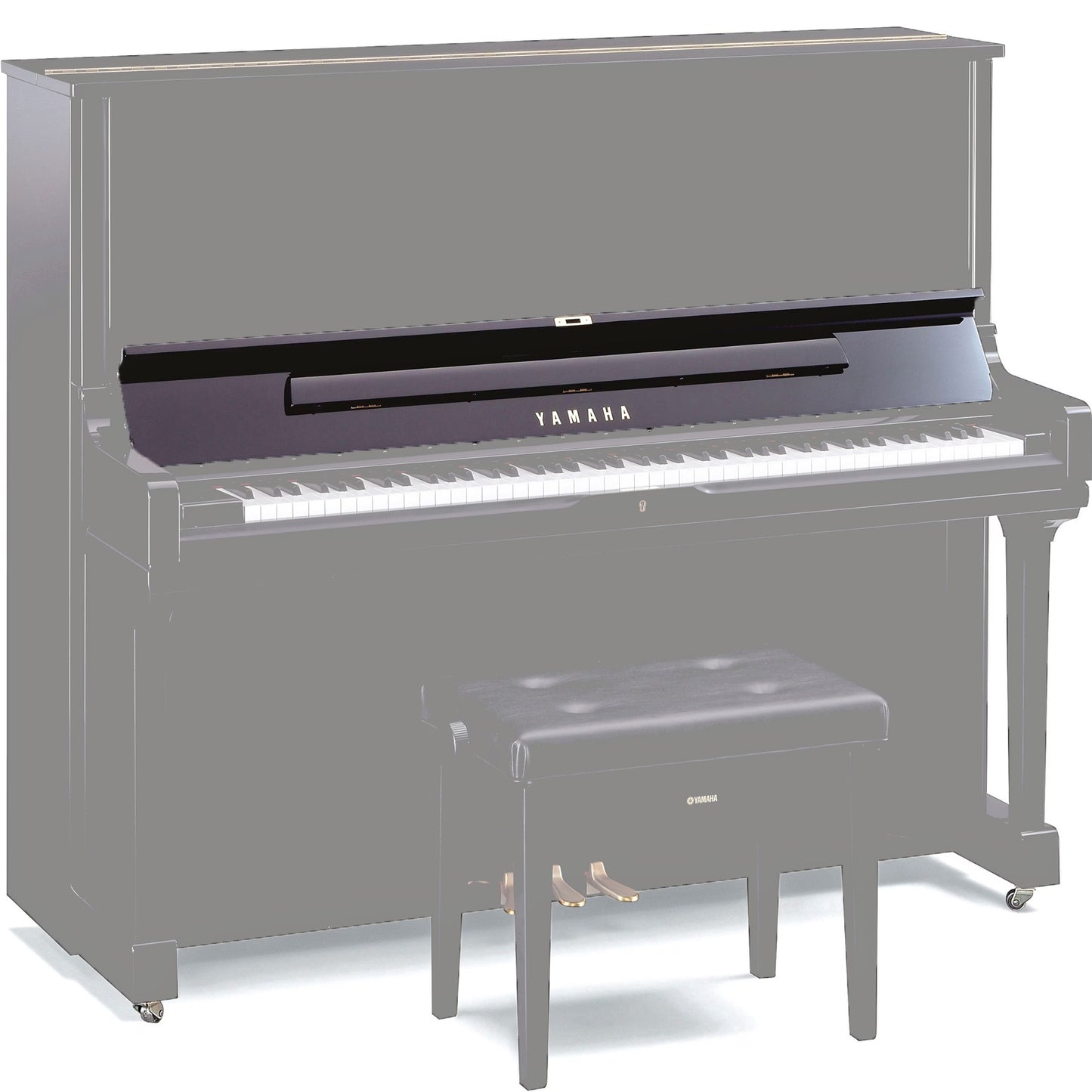 彩輝光蒔絵「オーダーメイドデザイン」（アップライトピアノ鍵盤蓋内側）制作費