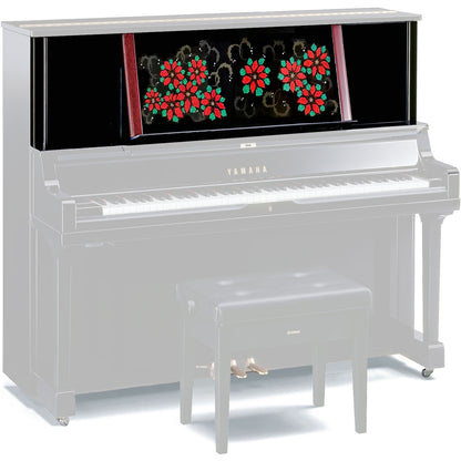 彩輝光蒔絵「冬の笑美」（アップライトピアノ上前板）制作費